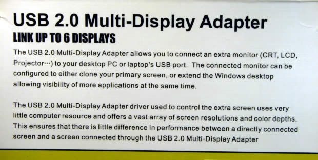 Image of WS Tech USB 2.0 VGA adapter WS-U20-VGA BULK (IT4161)