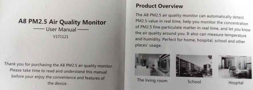 Image of A8 Air quality monitoring station PM2.5 44498 (IT13683)