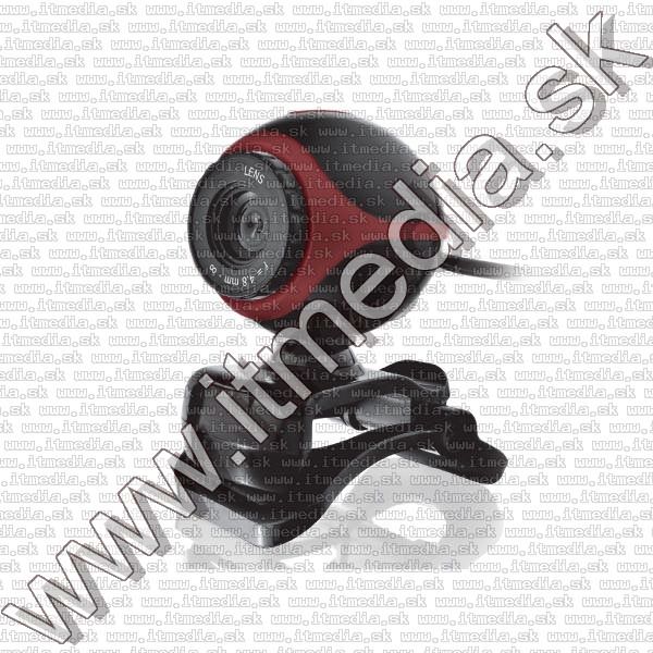 Image of Omega 300 kpix USB WebCam C10 Red (IT8440)
