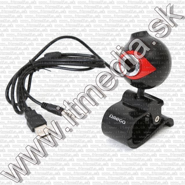 Image of Omega 300kpix USB webkamera C11SB Fekete+Piros (IT10842)