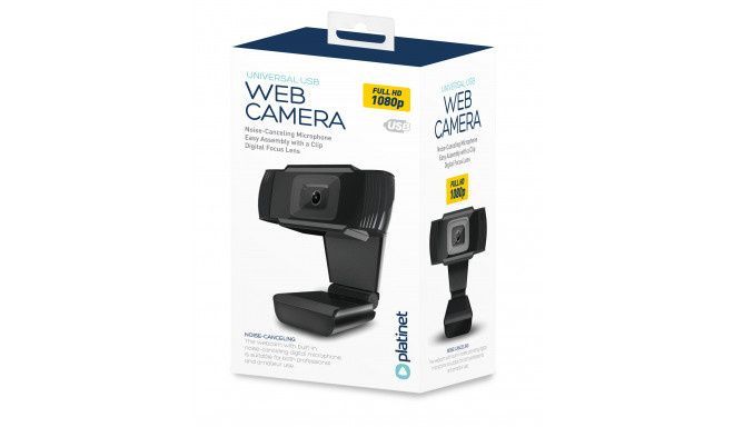 Image of Platinet 1080p (2 Mpix) USB WebCam (IT14751)