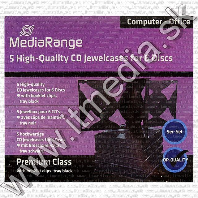 Image of MediaRange CD Case Normal, 6-disc MultiBox (IT7805)