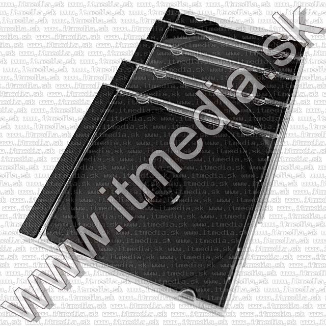 Image of CD Case, Normal, **BLACK** 5-pack (3050) (IT2506)
