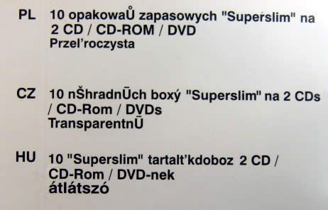 Image of CD Case, *DOUBLE* slim, Clear 5mm *10-pack* (IT3444)