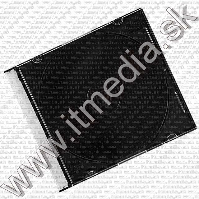 Image of CD Case, slim, Black *MachinePacking* 50-pack (IT9082)