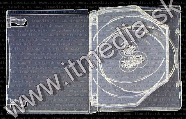 Image of Nexpak M-lock DVD Case Clear, 3-disc, 14mm (IT3505)