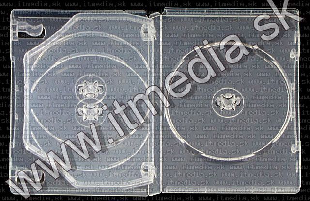 Image of Nexpak M-lock DVD Case Clear, 3-disc, 14mm (IT3505)
