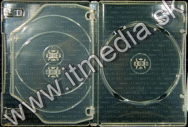 Image of Nexpak M-lock DVD Case Clear, 3-disc, 14mm (IT3505)