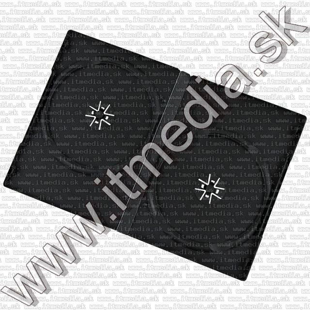 Image of DVD Case, DOUBLE Black 14mm  (50/100) Nogar (IT6824)