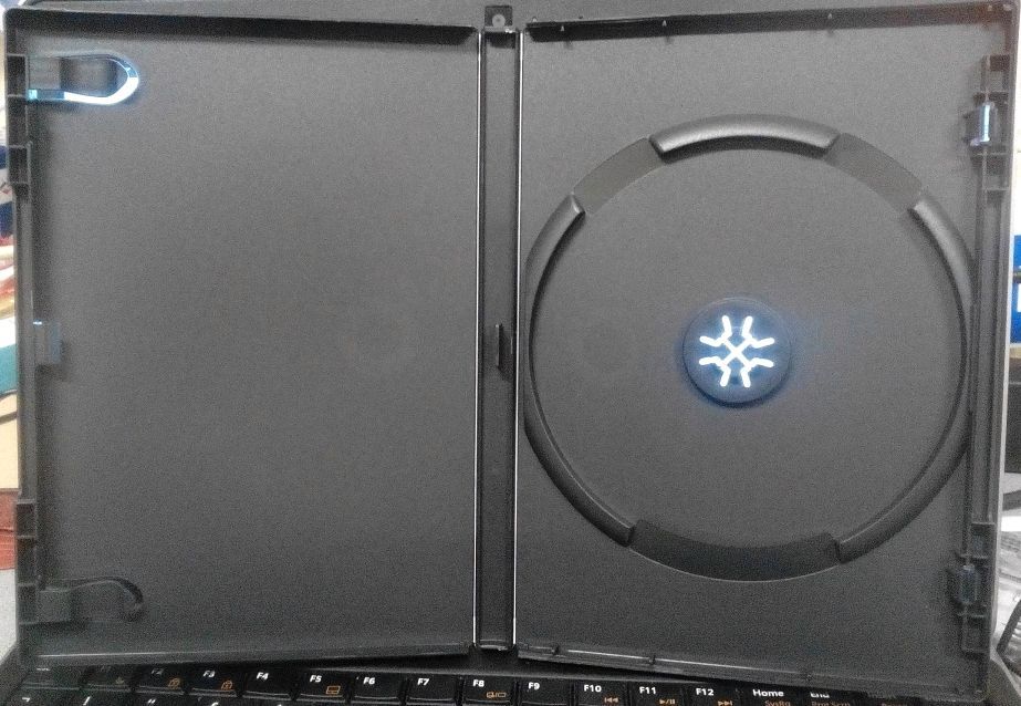 Image of DVD Case 14mm **REPACK** Black INFO! (IT12782)