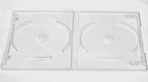 Image of DVD Case --Studio Box-- ***DOUBLE*** CLEAR 15mm (IT2067)