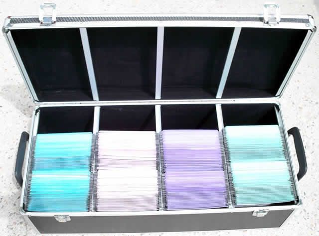 Image of Aluminium 1000 pcs CD Box *Black* *info (IT0765)