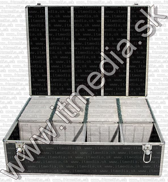 Image of Aluminium 1000 pcs CD Box *Black* *info (IT0765)