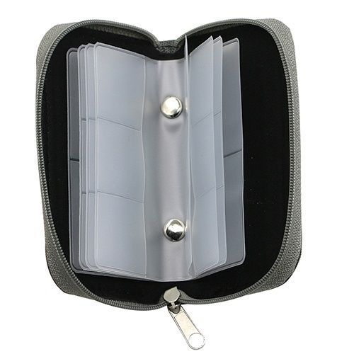 Image of Simple SD card Wallet (18 SD + 4 CF) Grey (IT12837)
