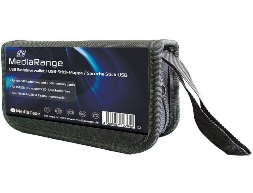 Image of Mediarange Pendrive Wallet (10 USB + 5 SD) (IT12144)