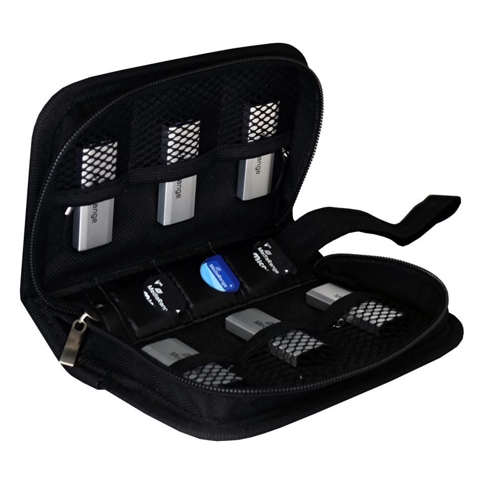 Image of Mediarange Pendrive Wallet (6 USB + 3 SD) (IT12143)