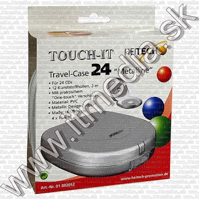 Image of Touch-It Travel-Case 24 *Metalline* Silver (IT2045)