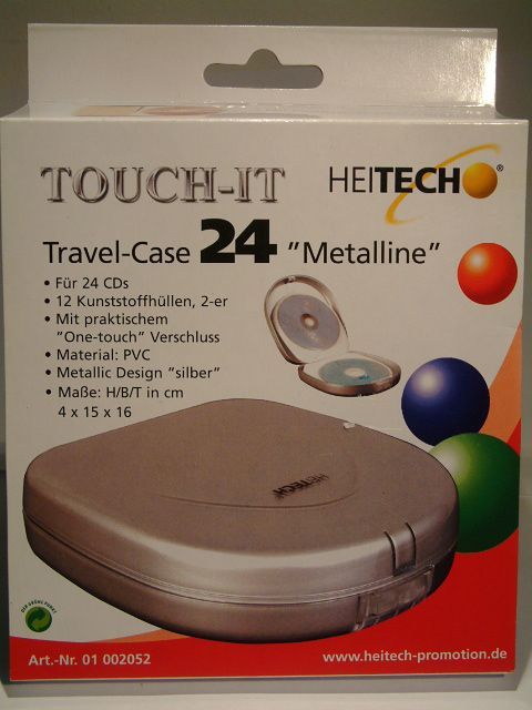 Image of Touch-It Travel-Case 24 *Metalline* Silver (IT2045)