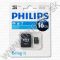 Philips microSD-HC Secure Digital card 16GB +ADAPTER INFO! (IT7913)