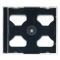 CD Case, DOUBLE *Black Tray* (IT14459)