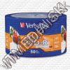 Olcsó Verbatim DVD-R 16x 50cw **FULLPRINT NO-ID** *CMC* (97167) (IT7912)