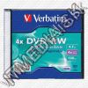 Olcsó Verbatim DVD-RW 4x SlimJC (43764) (IT11944)