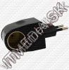 Olcsó IT Media *mini* DC adaptor 220v - 12v 500mA cigarlighter (IT1137)
