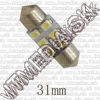 Olcsó LED izzó Szofita 31mm 6x3528 SMD *Hideg Fehér* (IT9800)