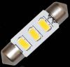Olcsó LED izzó Szofita 36mm 3x5630 SMD *Meleg Fehér* (IT10332)