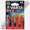 Olcsó VARTA battery *MAX TECH* alkaline 4xAA (LR06) (4706) (IT8988)
