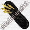 Olcsó 2x RCA-RCA cable, 5m Black-Gold (IT8511)