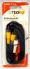 Olcsó 4x RCA-RCA cable, A-V in-out 1.5m (A 13) (IT2784)