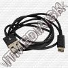 Olcsó Apple iPhone5G Lightning USB kábel *Fekete* *bulk* utángyártott (IT9250)