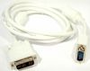 Olcsó DVI to VGA cable, analog 3m black (IT2788)