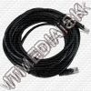 Olcsó Ethernet Network (Lan) cable **10m** RJ45 (UTP) CAT6 *BLACK* (IT7200)
