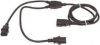 Olcsó PC Power Y Cable 1X CEE socket - 2x CEE plug (IT3902)