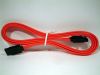 Olcsó S-ATA Cable 100cm Red (IT2307)