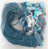 Olcsó USB - microUSB cable Copper 1m *Blue* Fabric Braided 2A HQ BULK Info! (IT14670)