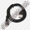 Olcsó USB - microUSB cable 1m *Black* 1.5A HQ (IT9279)