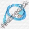 Olcsó USB - microUSB cable 1m *Blue* 1.5A HQ (IT13103)