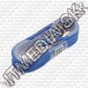 Olcsó USB - microUSB kábel 1.5m *Cipőfűző* *Hengeres* *Kék* (IT12012)
