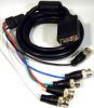 Olcsó VGA (Monitor) to 5x BNC cable (RGB + H, V Sync) (IT3402)