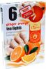Olcsó Illatosított teamécses csomag 75g 6 db Gyömbér+Narancs INFO! (IT13943)