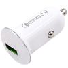 Olcsó Universal 12-24V USB CAR charger QC 3.0 Adaptive Fast Charging V2 White (IT13617)