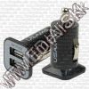 Olcsó Universal 12-24V Car charger Twin socket USB 2000mA iPhone iPad *Black* (IT10923)