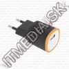 Olcsó Omega Univerzális Telefon Töltő USB 1500mA *Narancs* 230V (42892) (IT11893)