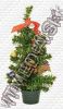 Olcsó Plastic Christmas Tree Mini 40cm Red Decor (IT5049)