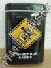 Olcsó Metal Cigarette Box 22x65x95mm *Dangerous Gases* (IT10115)