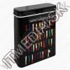 Olcsó Metal Cigarette Box 25x70x90mm *Safety Can Be Fun* (IT8660)