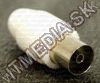 Olcsó Coaxial (TV) connector, Plastic, Female (IT3922)